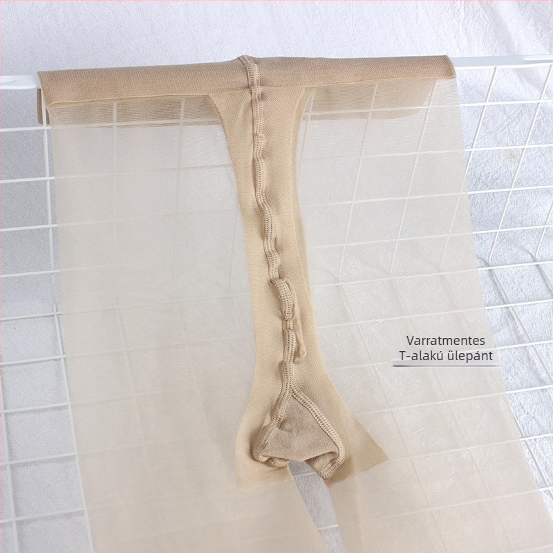 Sakura Beauty T-krojú, seamless harisnya, szakadásálló, szúnyogriasztó, átlátszó, ultra vékony, core-spun szálakból, 8D denier