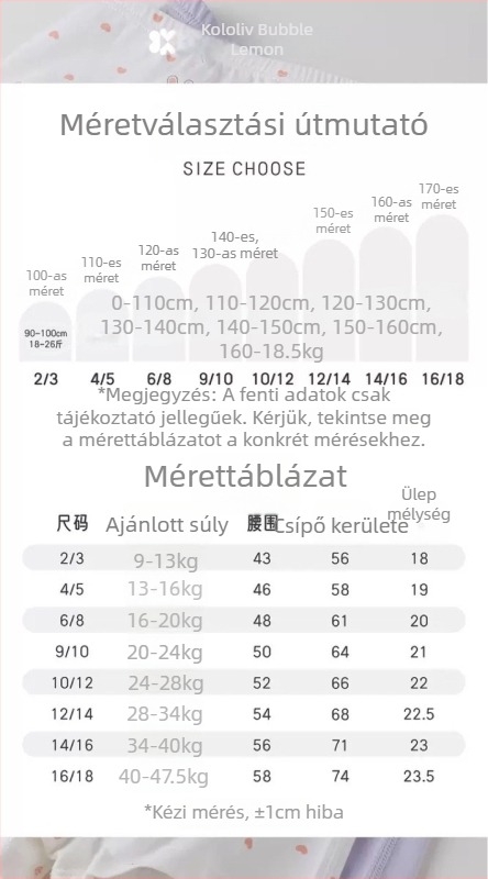 Cola Pear 2120 Három darabos gyerek boxer rövidnadrág lányoknak, rajzfilm mintával, 95% combed cotton