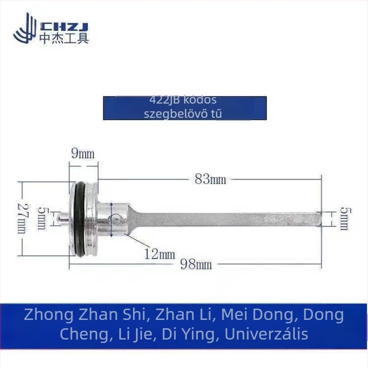 Zhongjie Pneumatikus szerszám-kiegészítők – T50 tű a pisztolyhoz, F30 egyenes tű a pisztolyhoz