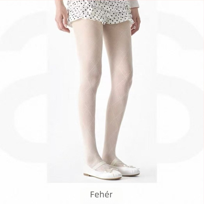 Nylon harisnya nőknek, gyémánt mintázatú, vékony tavasz–nyárra, fekete, akadások elleni védelem, tartós, jacquard mintázatú
