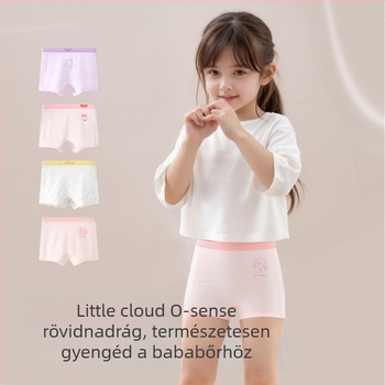 Little Cloud Zero-Feel lányoknak boxer alsó, rövid fazon, 95% pamut, 5% elasztán