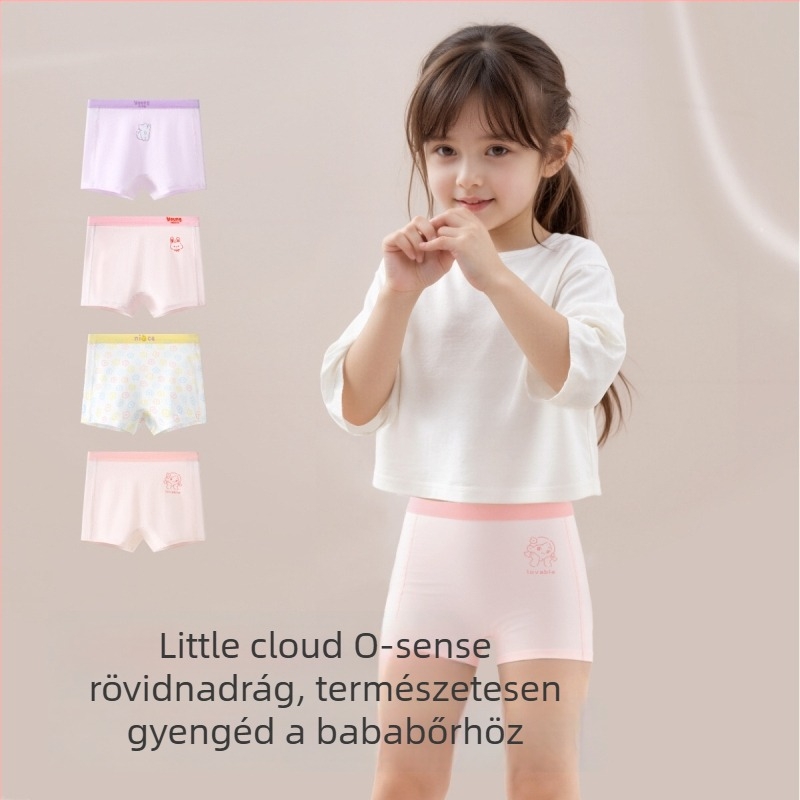 Little Cloud Zero-Feel lányoknak boxer alsó, rövid fazon, 95% pamut, 5% elasztán