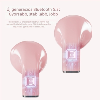 K520 Bluetooth fülhallgató, forgó szív alakú dizájnnal pároknak, TWS 5.3, vezeték nélküli sporthoz és játékhoz, alacsony késleltetés