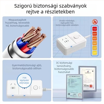 Pinhe elektromos jármű töltésvédő automatikus leválasztással a túlterhelés megelőzésére, 220V intelligens időzített hosszabbító