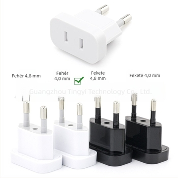 McVon utazóáram-adapter US-tól EU-ig, EU/DE/KR aljzatokkal