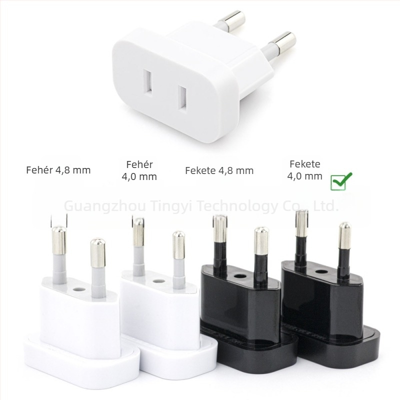 McVon utazóáram-adapter US-tól EU-ig, EU/DE/KR aljzatokkal