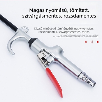 Erőteljes pneumatikus por- és tisztítópisztoly hosszabbítócsővel