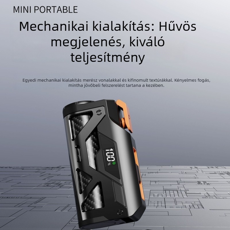 Mecha Capsule 10000mAh külső akkumulátor, kompakt hordozható töltő