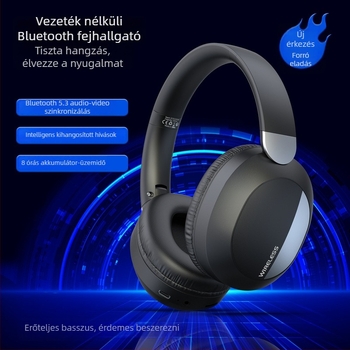 L960 Bluetooth játék fejhallgató, mély basszus, összecsukható fémburkolat