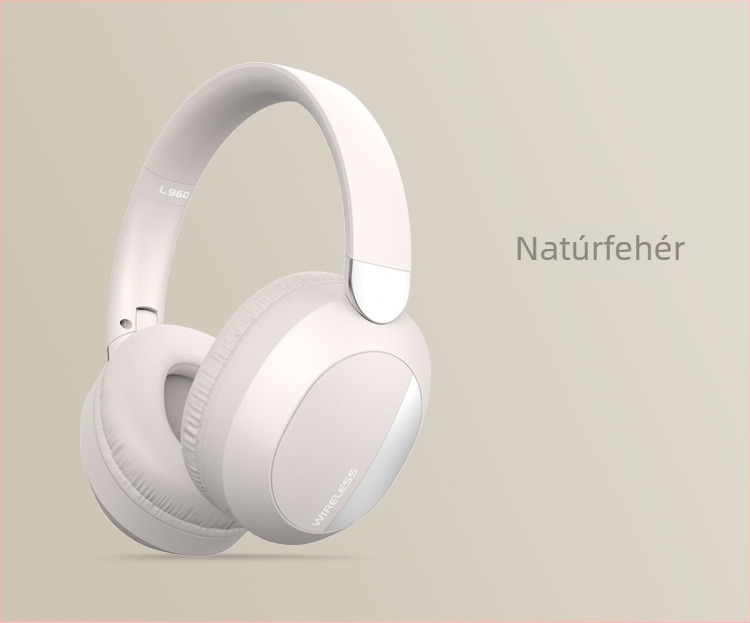 L960 Bluetooth játék fejhallgató, mély basszus, összecsukható fémburkolat
