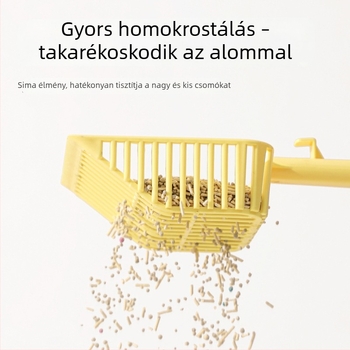 Nagy macskaalomkanál finom lyukú nyílásokkal