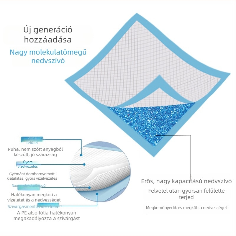 Kisállatoknak készült nedvszívó, szagtalanító vizelet alátét — textil alátét exkrementumhoz