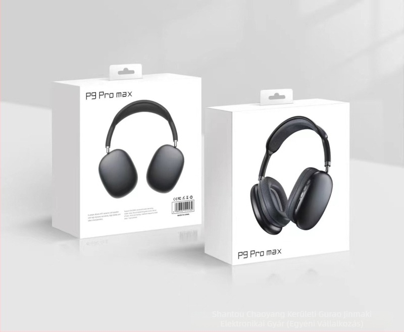 P9 Pro Max Bluetooth zajszűrős over-ear fejhallgató