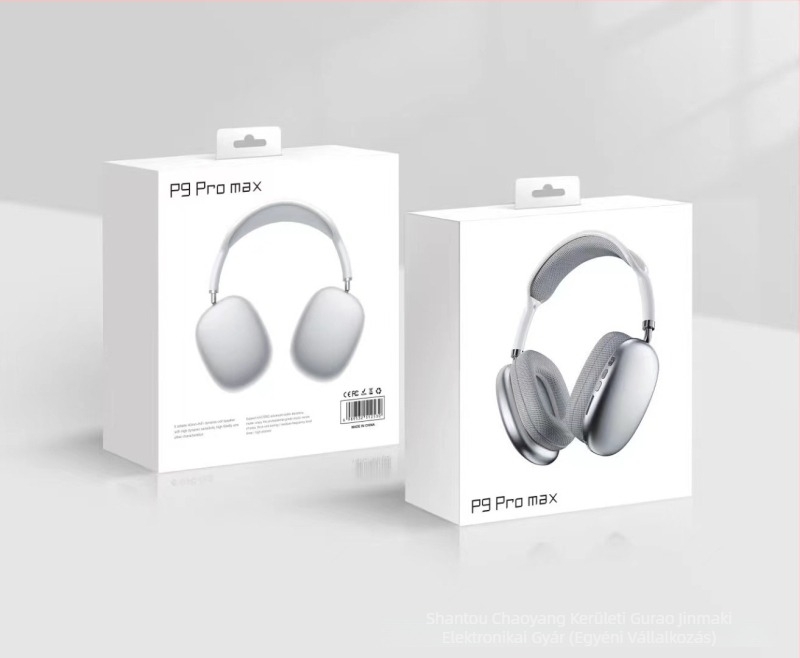 P9 Pro Max Bluetooth zajszűrős over-ear fejhallgató
