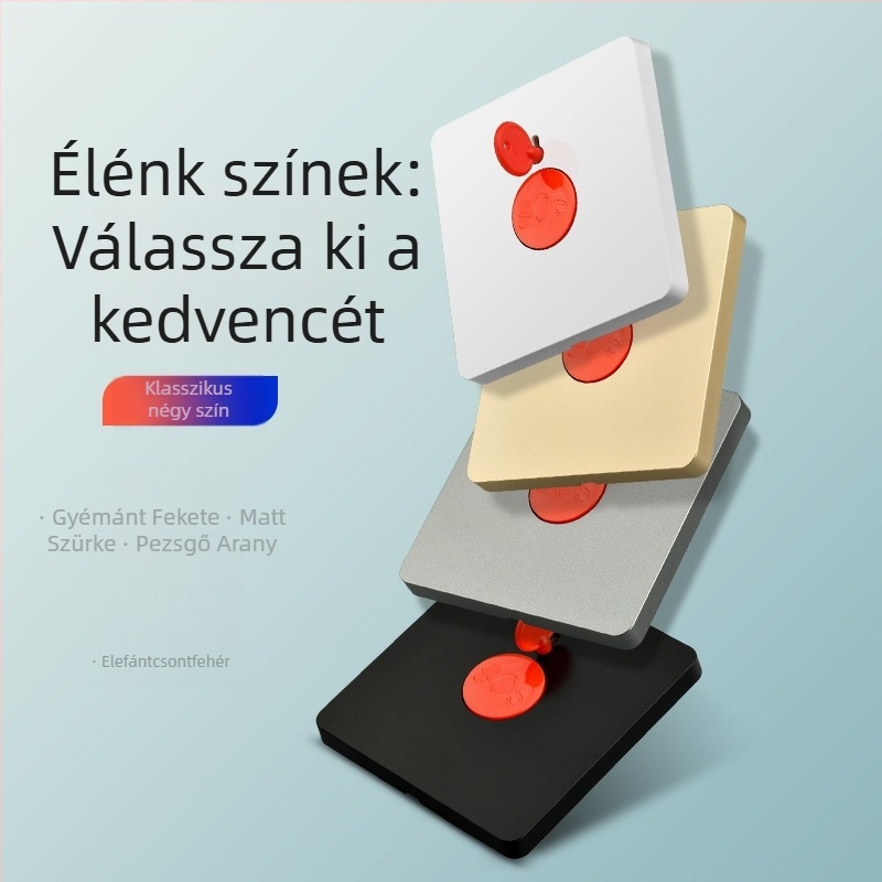 86-os tűzriasztó panel, SOS segélyhívóval és kézi reset kapcsolóval