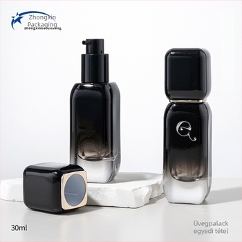 30 ml-es pumpás üveg – matt felületű kozmetikai csomagoláshoz – készlet