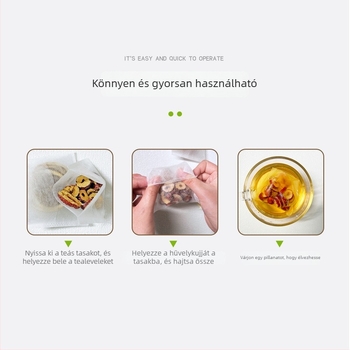 Kukoricaszálból készült egyszer használatos teafilter — biológiailag lebomló, élelmiszer-minőségű