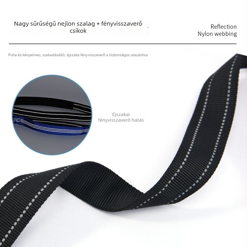 Kétoldalas visszahúzható póráz nagytestű kutyáknak