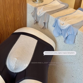 Ajándékdobozos férfiak számára Ice Oxygen hűtő alsónemű, magas rugalmasságú, lélegző Ice Silk