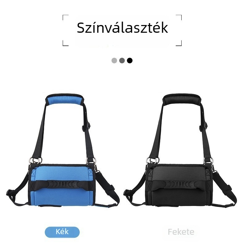 Állítható kutyahám, mellkas- és hátsó részével, kültéri sétákhoz