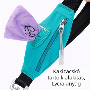 Nylon kutya póráz közepes és nagy testű kutyák számára — edzéshez és sétához, csomózásmentes
