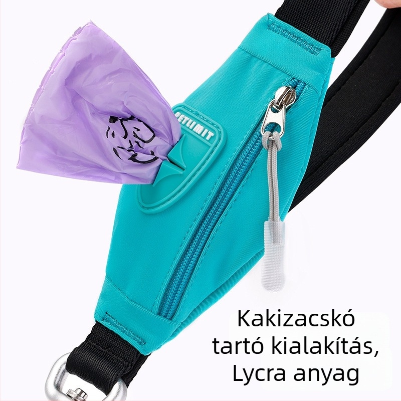 Nylon kutya póráz közepes és nagy testű kutyák számára — edzéshez és sétához, csomózásmentes