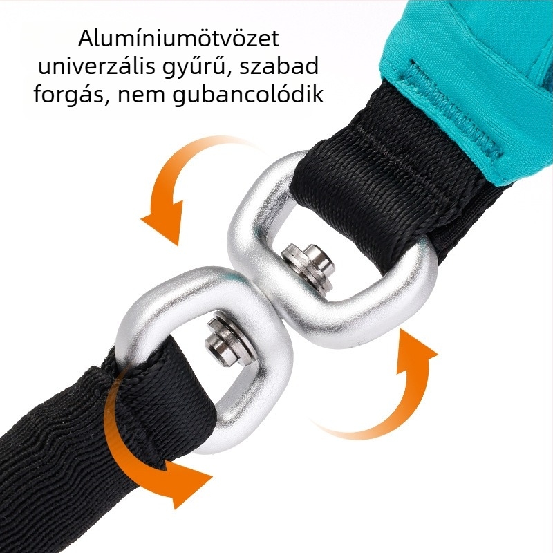 Nylon kutya póráz közepes és nagy testű kutyák számára — edzéshez és sétához, csomózásmentes