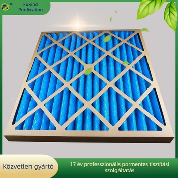 Mosható plakk típusú előszűrő papírrámmal központi klímához