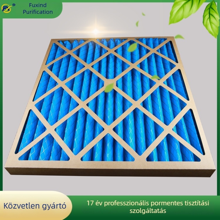 Mosható plakk típusú előszűrő papírrámmal központi klímához