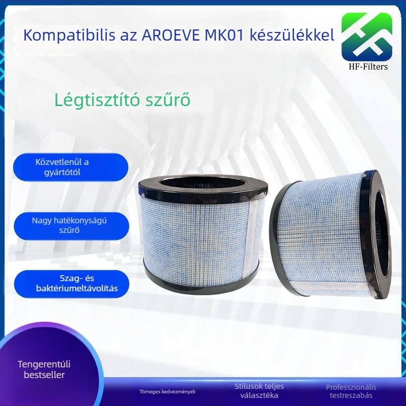 HEPA H13 szűrő Aroeve MK01/MK06 légtisztítóhoz, EP1080