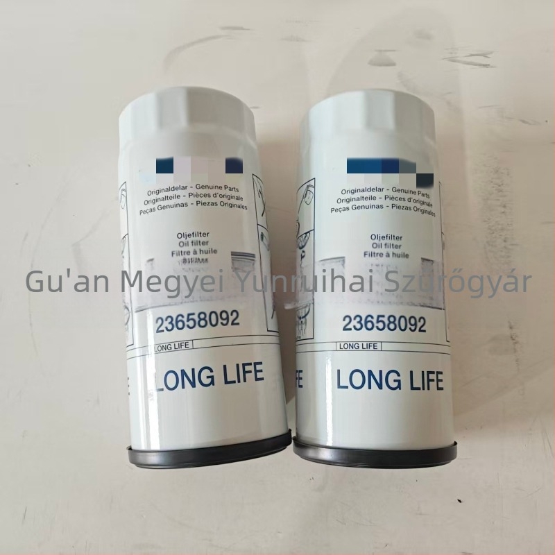 23658092 Motorolaj-szűrő teherautókhoz és generátor egységekhez – 21707133, P550519 szűrő