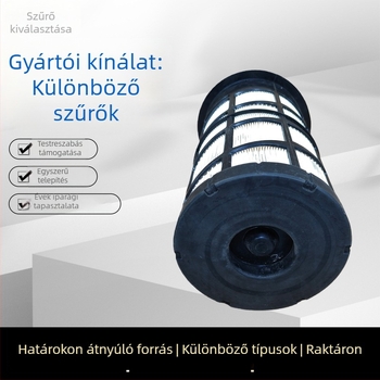 QX104555 légszűrő elem ipari berendezésekhez, rozsdamentes acélból