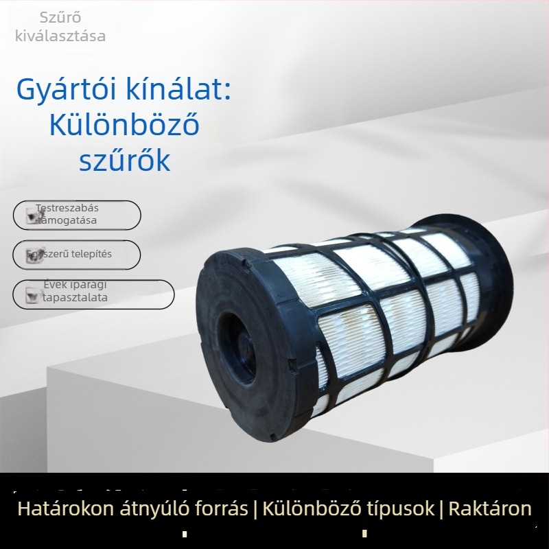 QX104555 légszűrő elem ipari berendezésekhez, rozsdamentes acélból