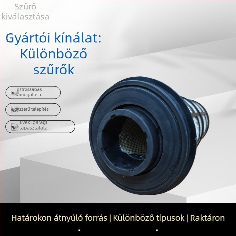 QX104555 légszűrő elem ipari berendezésekhez, rozsdamentes acélból