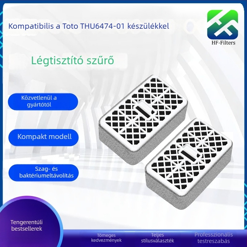 HF szűrőelem Toto THU6474-01 levegőtisztítóhoz | WC-illat semlegesítő szűrőelem