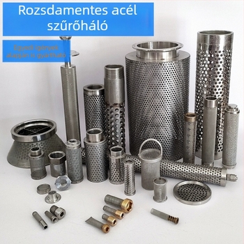 Előre szerelhető olaj- és szennyvízleválasztó cső, hengeres 304 rozsdamentes acélból készült szűrőhordó, Y-típusú
