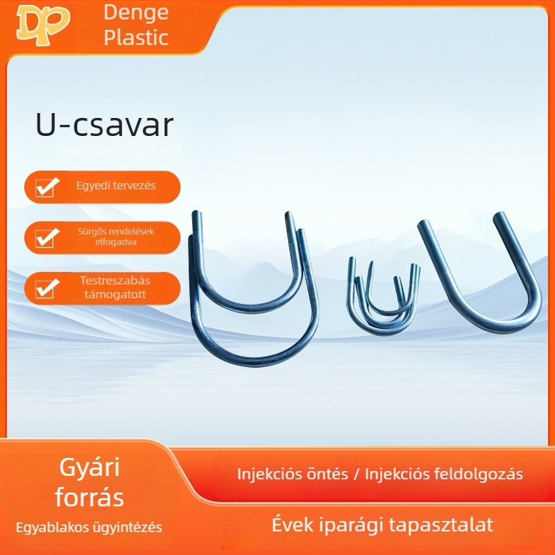 U-bolt, U-alakú csőbilincs és csőklipsz