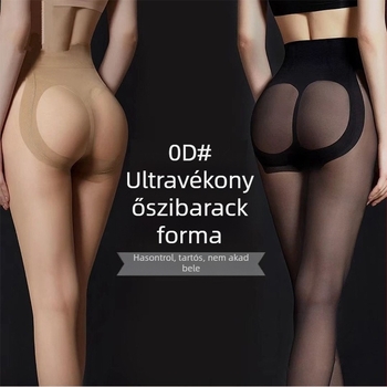 0D Peach-Hip harisnyák, ultratiszta nude árnyalat, fenékemelés, Anti-Snag, csúszásmentes