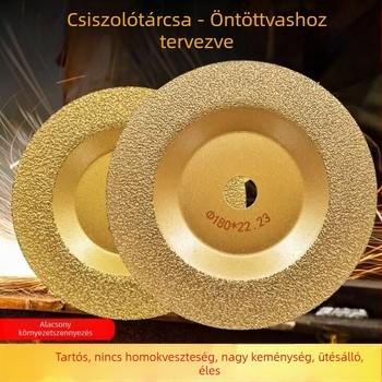 Gyémántos csiszolókorong öntöttvashoz és fémekhez, sík, 100 mm