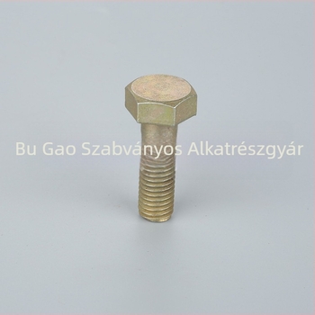 Öko-barát félüreges hatszögletű csavarok, teljes menetű