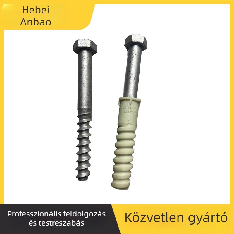 S1 spirálvasúti szeg – WJ-8A típusú rögzítő ankercsavar