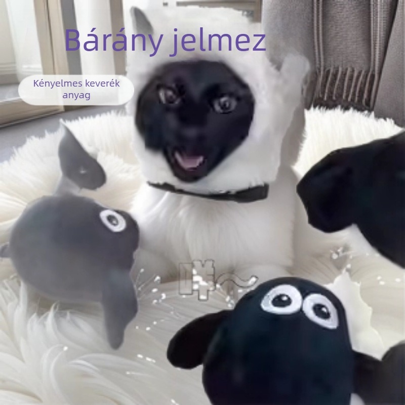 Őszi–téli fleecével bélelt kisállatruha szőrtelen macskáknak (Sphynx) — négy lábú bodyszerű ruha