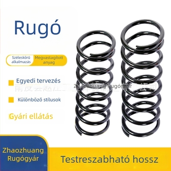 304 rozsdamentes acél kompressziós rugó visszatérő funkcióval, huzalátmérő 0,2–3,0 mm