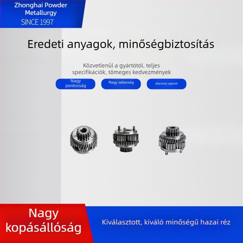Porfémes kiváló pontosságú kettős sebességű fogaskerekek mechanikus átviteli rendszerekhez és elektromos szerszámokhoz