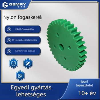 Nylon fogaskerék, kopásálló és önkenő átviteli alkatrész