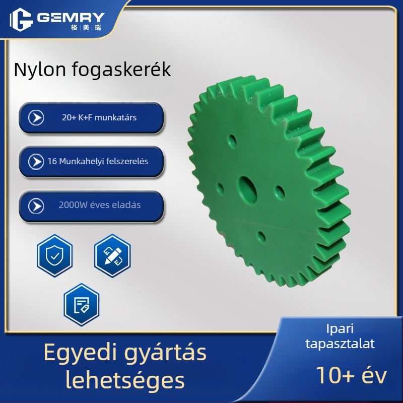 Nylon fogaskerék, kopásálló és önkenő átviteli alkatrész