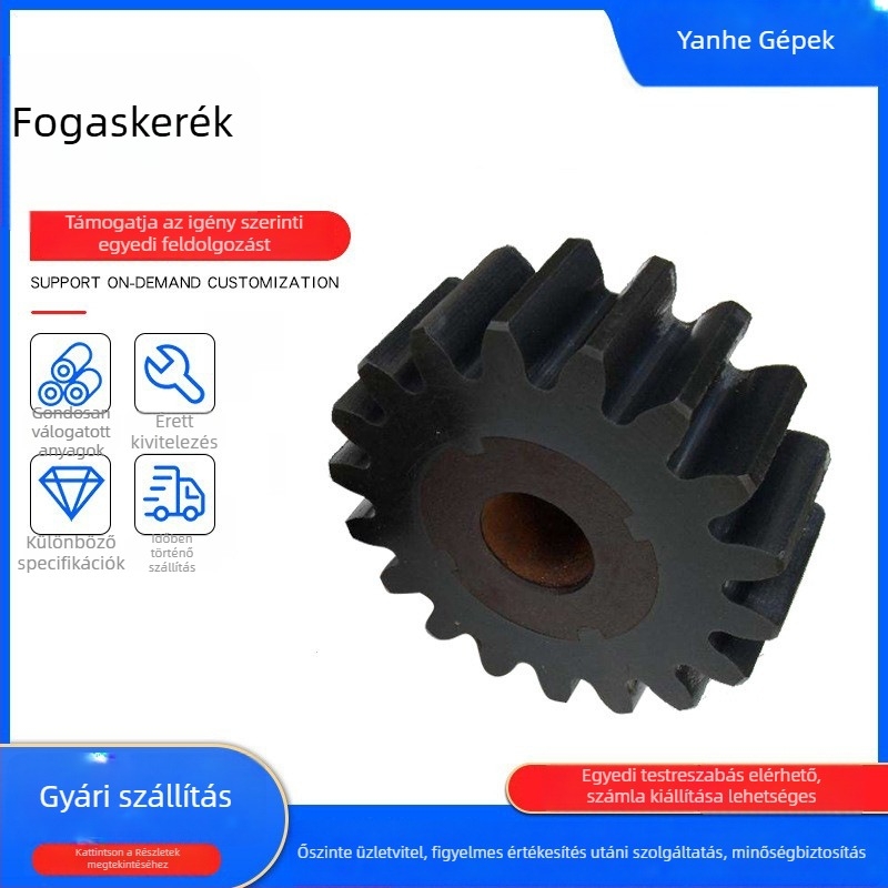 Kónuszos fogaskerék, lánckerék és időzítő görgő — egyrendű/ kétsoros lánc, precíziós átviteli fogaskerék, nem szabványos ipari lánckerék