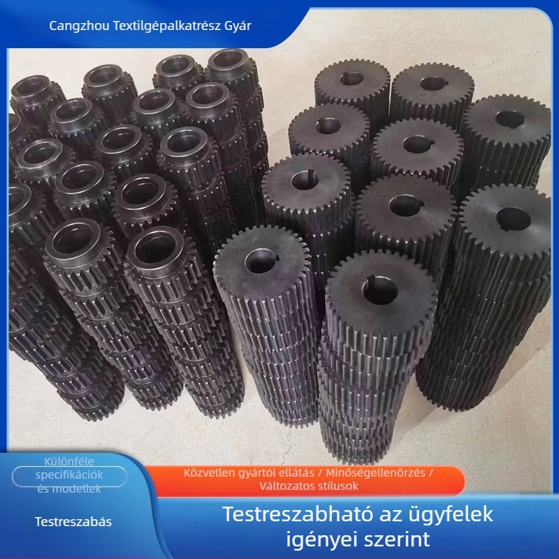 Egyedi nylon fogaskerék szállítószalagra PA6, hajtókerék, kiváló precizitású átvitel