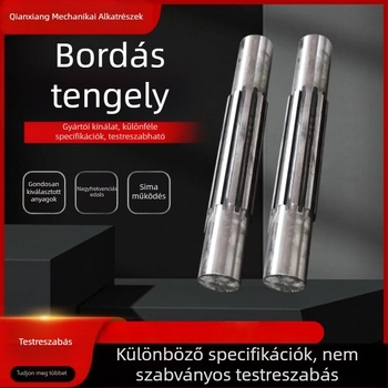Rozsdamentes acélból készült spirál fogaskerék-tengely, modul 8, nagy teljesítményű nem szabványos áttétel, spirál orsó