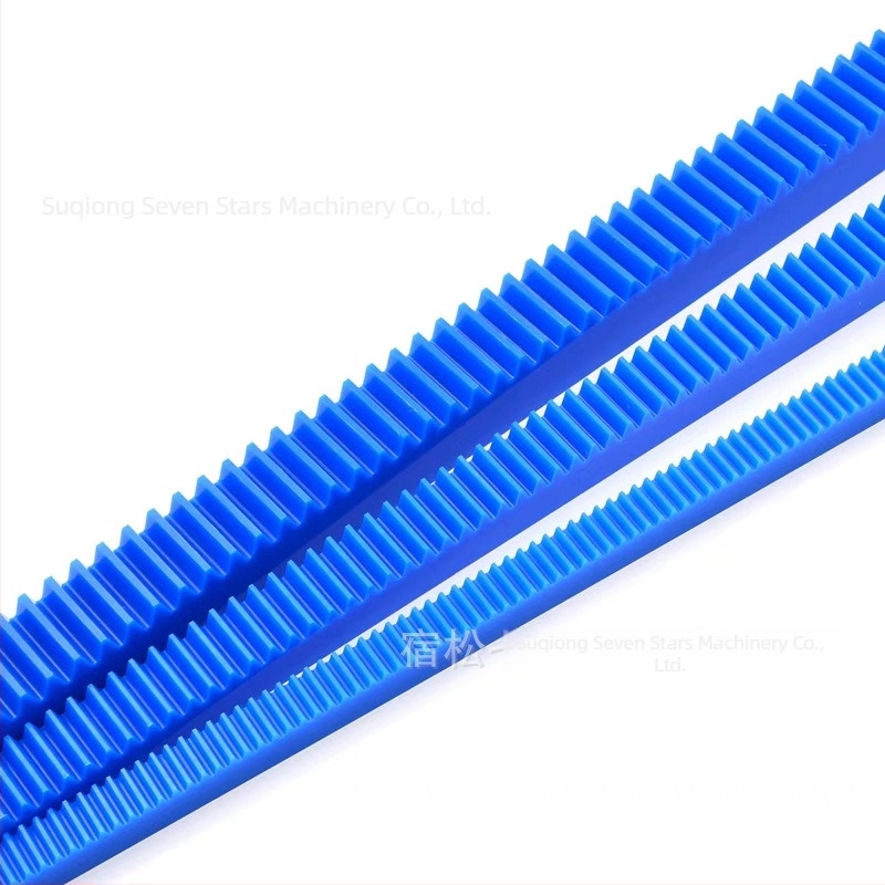 POM műanyag fogasléc nylon lineáris csúszka, 1 m hosszú